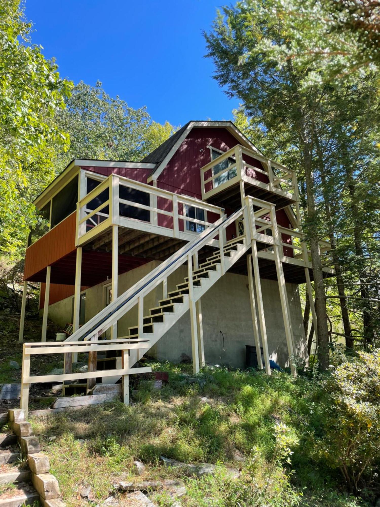 בושקיל Saw Creek Cabin - Regent Hilltop מראה חיצוני תמונה